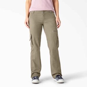 Dickies Women's Relaxed Fit Straight Leg Cargo Pants 8R